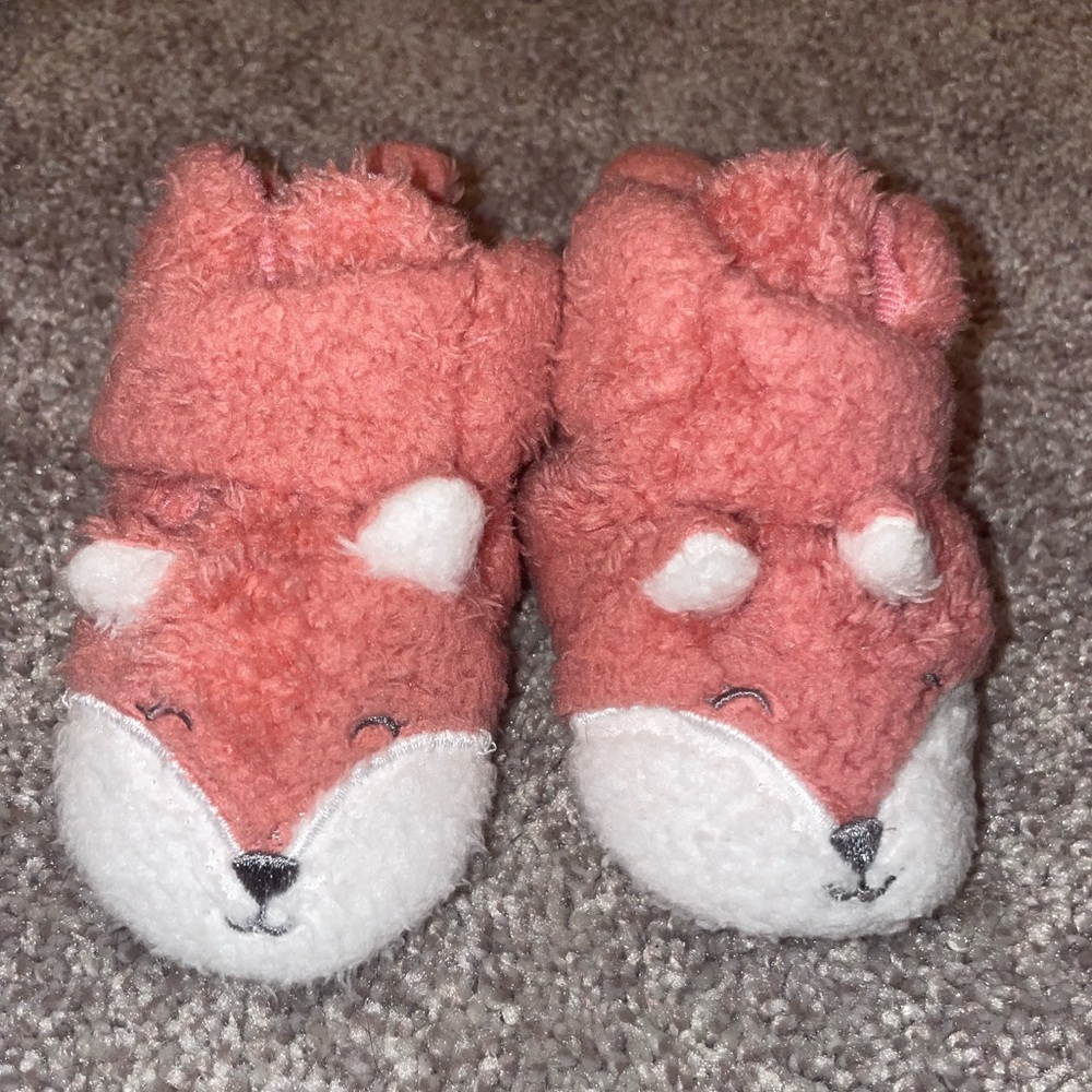 Newborn Fox booties